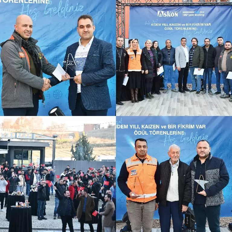 Askon Demir'de 2023 Yılının “Geleneksel Kıdem Yılı, Kaizen ve Bir Fikrim Var“ Ödül Törenleri Gerçekleşti