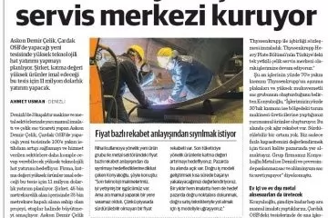 Askon, yeni çelik servis merkezi kuruyor.