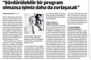 ''Sürdürülebilir Bir Program Olmazsa İşimiz Daha Da Zorlaşacak''