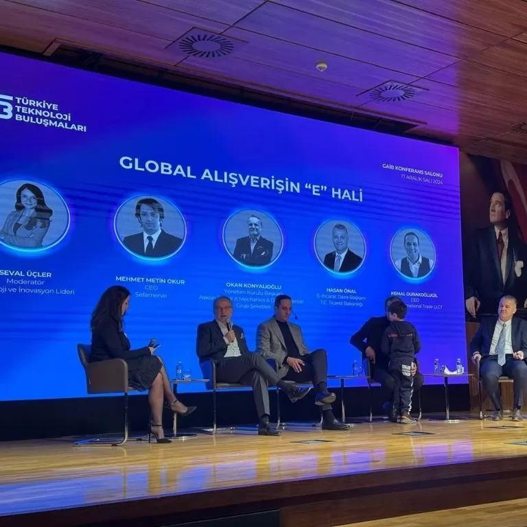 Our Chairman Okan Konyalıoğlu Discussed the Future of E-Export at the Turkey Technology Meetings